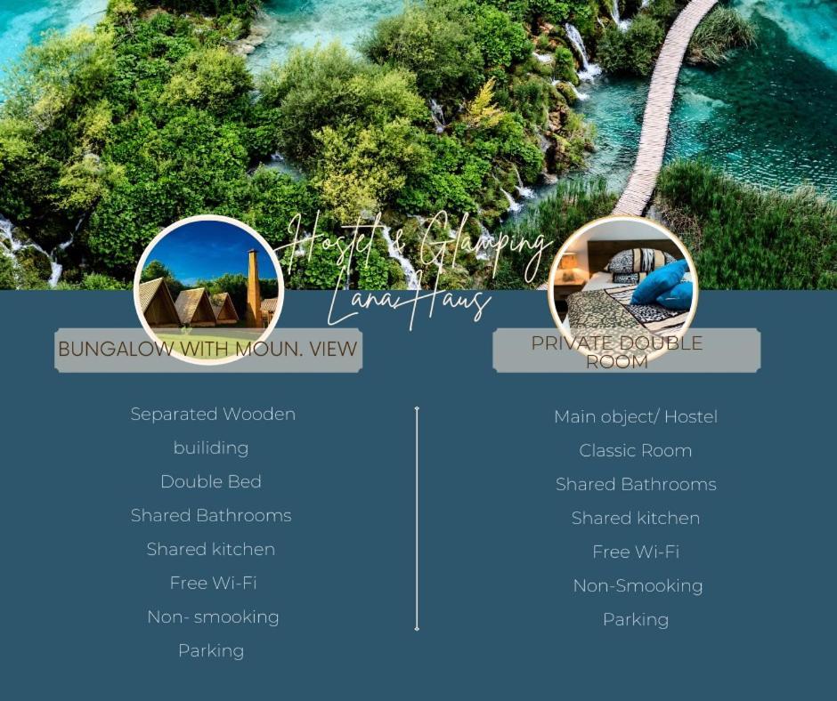 Rooms & Glamping Lana Haus Licko Petrovo Selo ภายนอก รูปภาพ